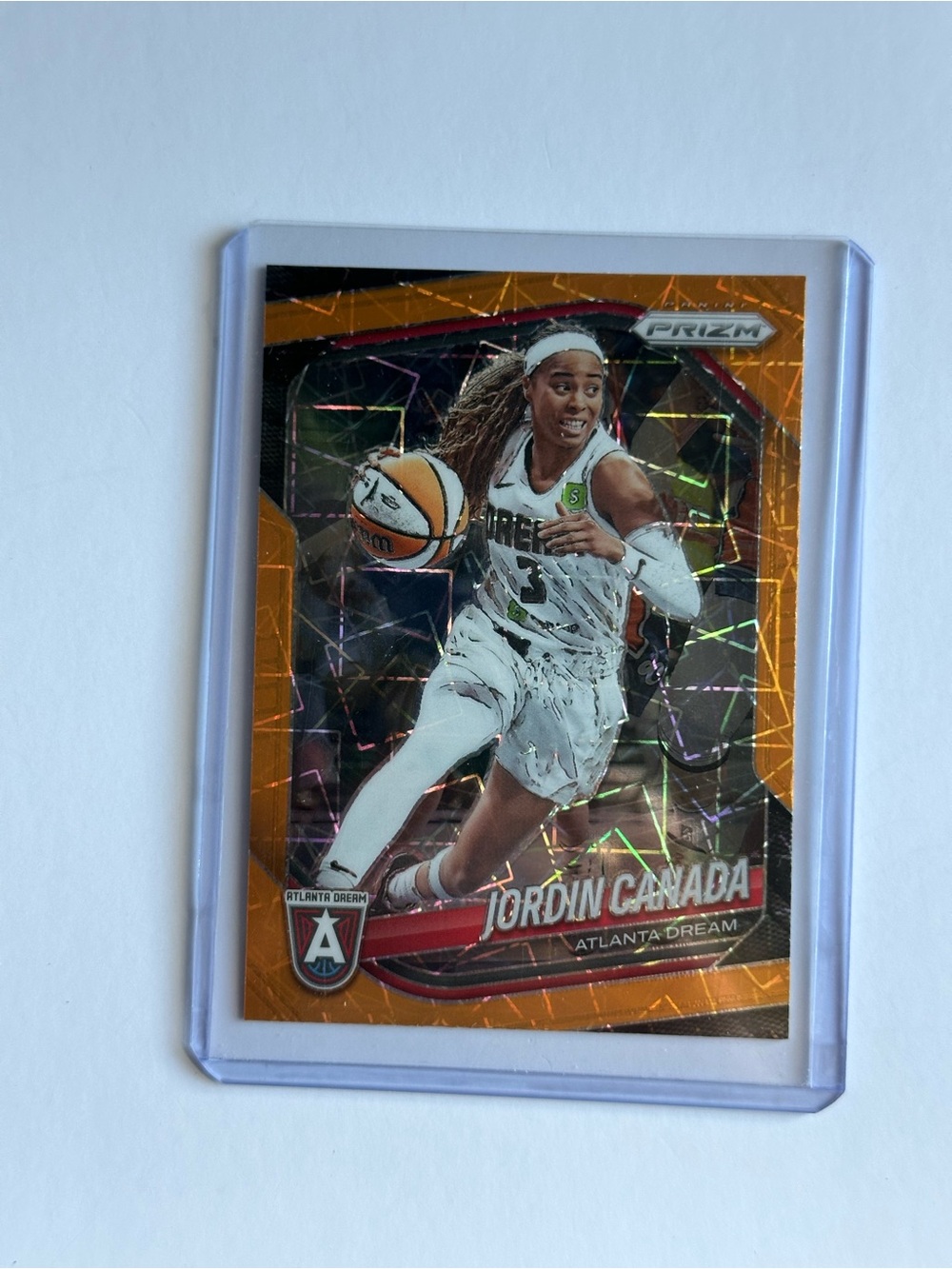 Panini Orange Prizm Jordin Canada Atlanta Dream Card